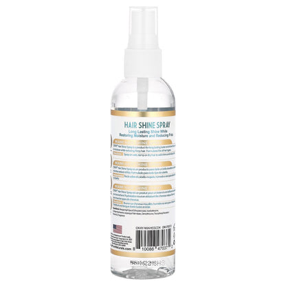 Okay Pure Naturals, Miami South Beach Curls, Shine Enhancer, Hair Shine Spray, Coconut, 4 oz (118 ml)