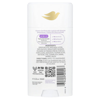 Dove, Vitamin Care+ Deodorant, Lavender & Chamomile, 2.6 oz (74 g)