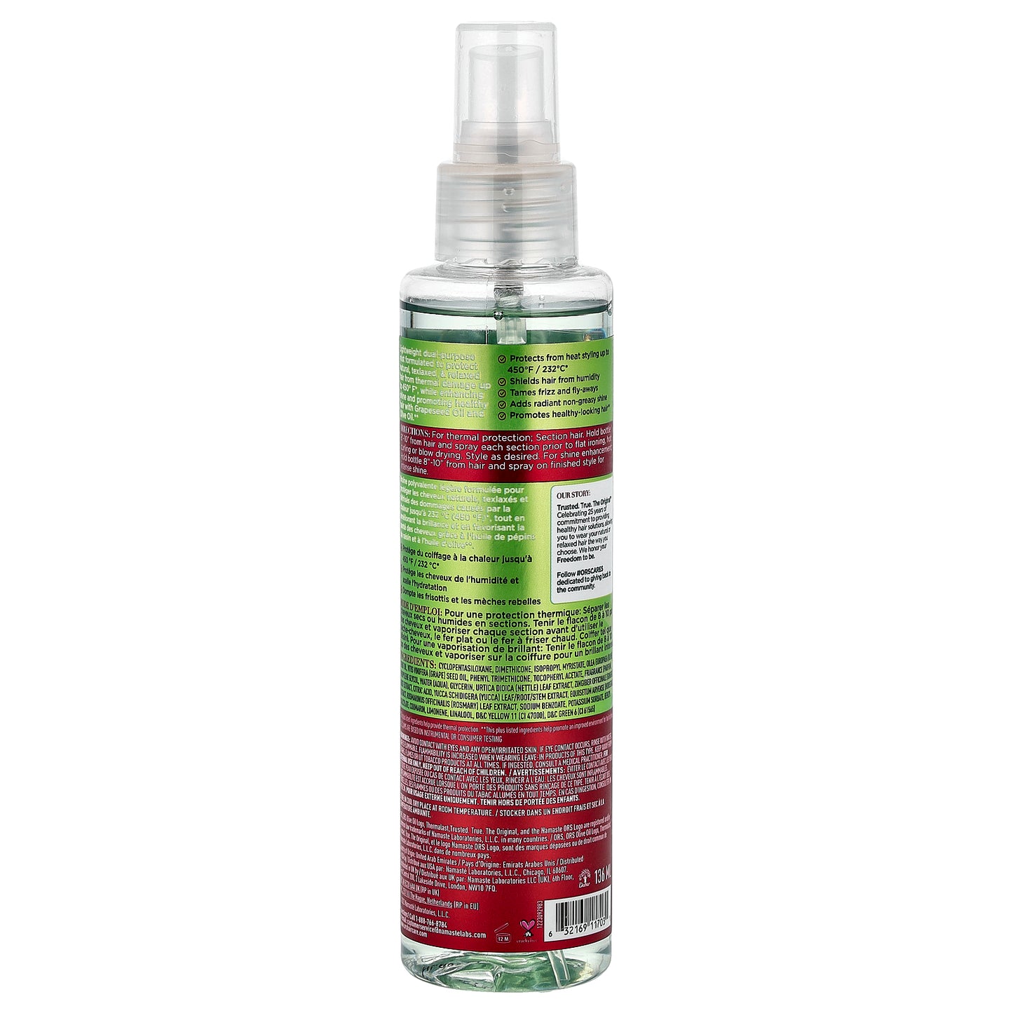 ORS, Olive Oil™, Thermalast™, 2-N-1 Heat Defense Mist , 4.6 fl oz (136 ml)