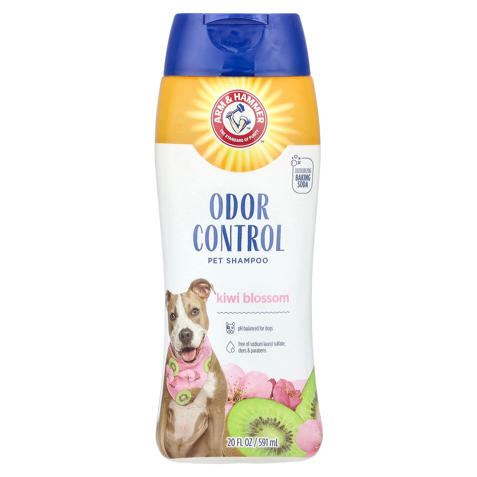 Arm & Hammer, Odor Control Pet Shampoo, For Dogs, Kiwi Blossom, 20 fl oz (591 ml)