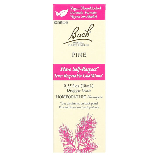 Bach, Original Flower Remedies, Pine, 0.35 fl oz (10 ml)