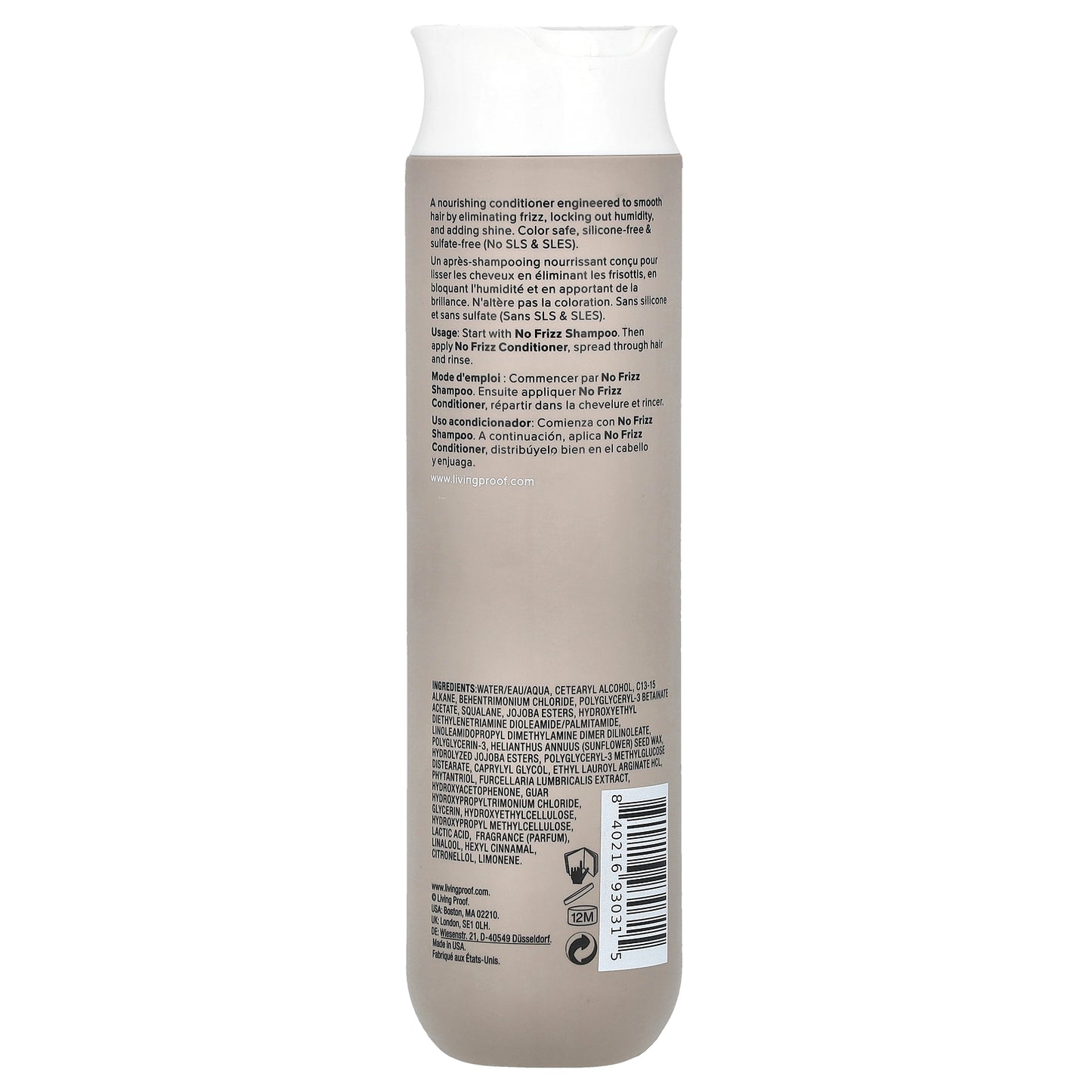 Living Proof, No Frizz Conditioner, 8 fl oz (236 ml)