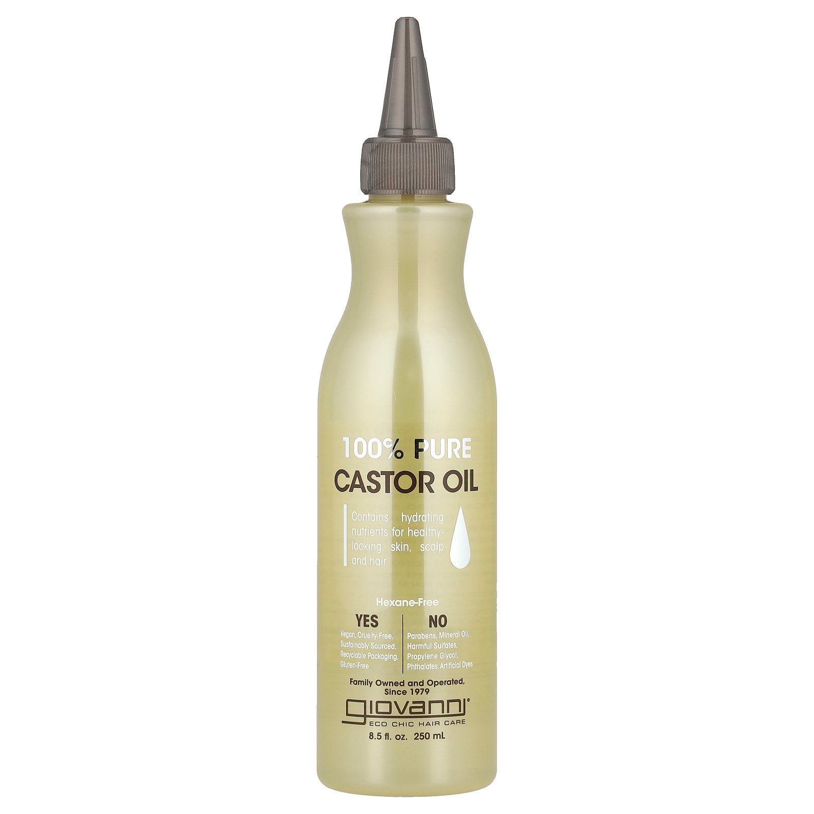 Giovanni, 100% Pure Castor Oil, 8.5 fl oz (250 ml)
