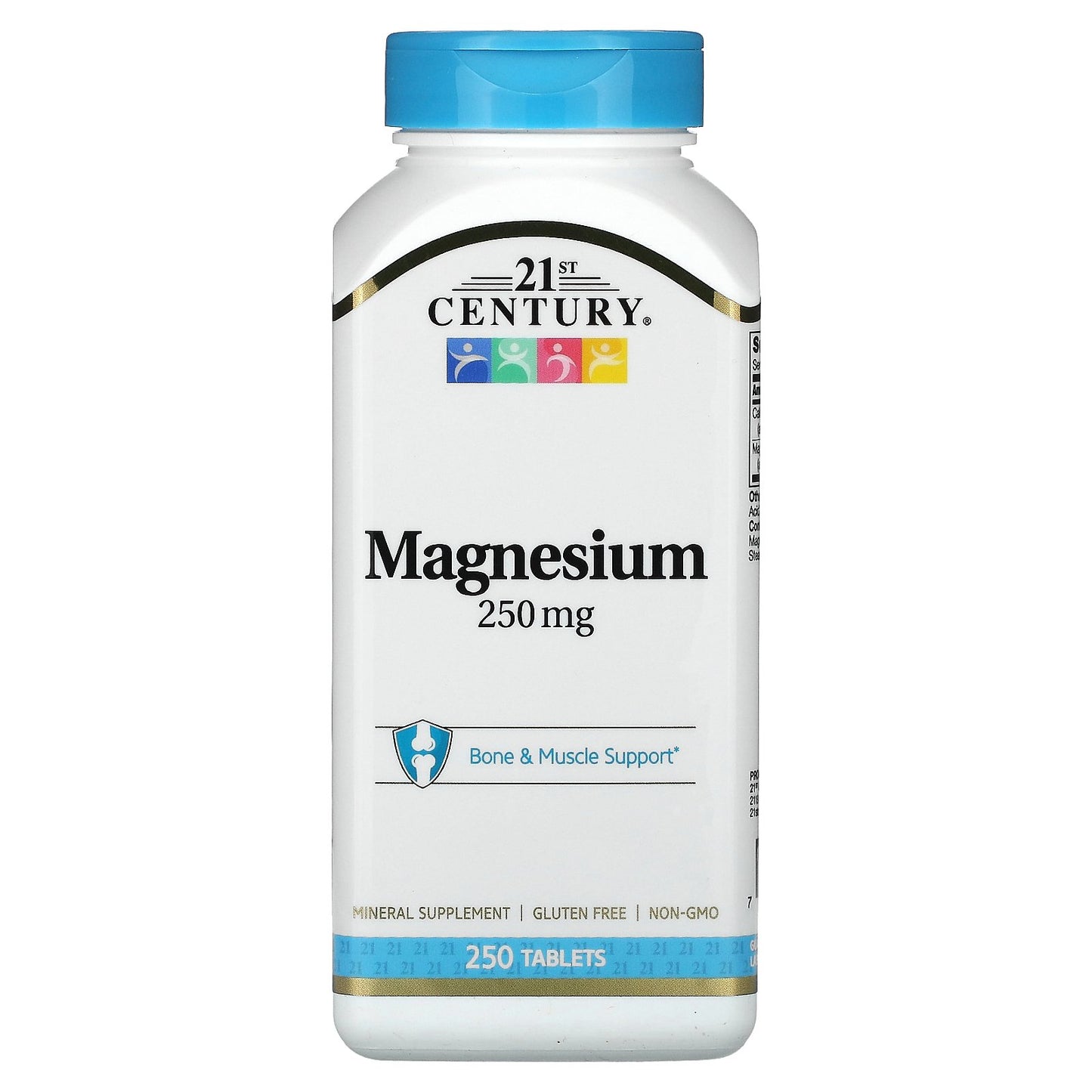 21st Century, Magnesium, 250 mg, 250 Tablets