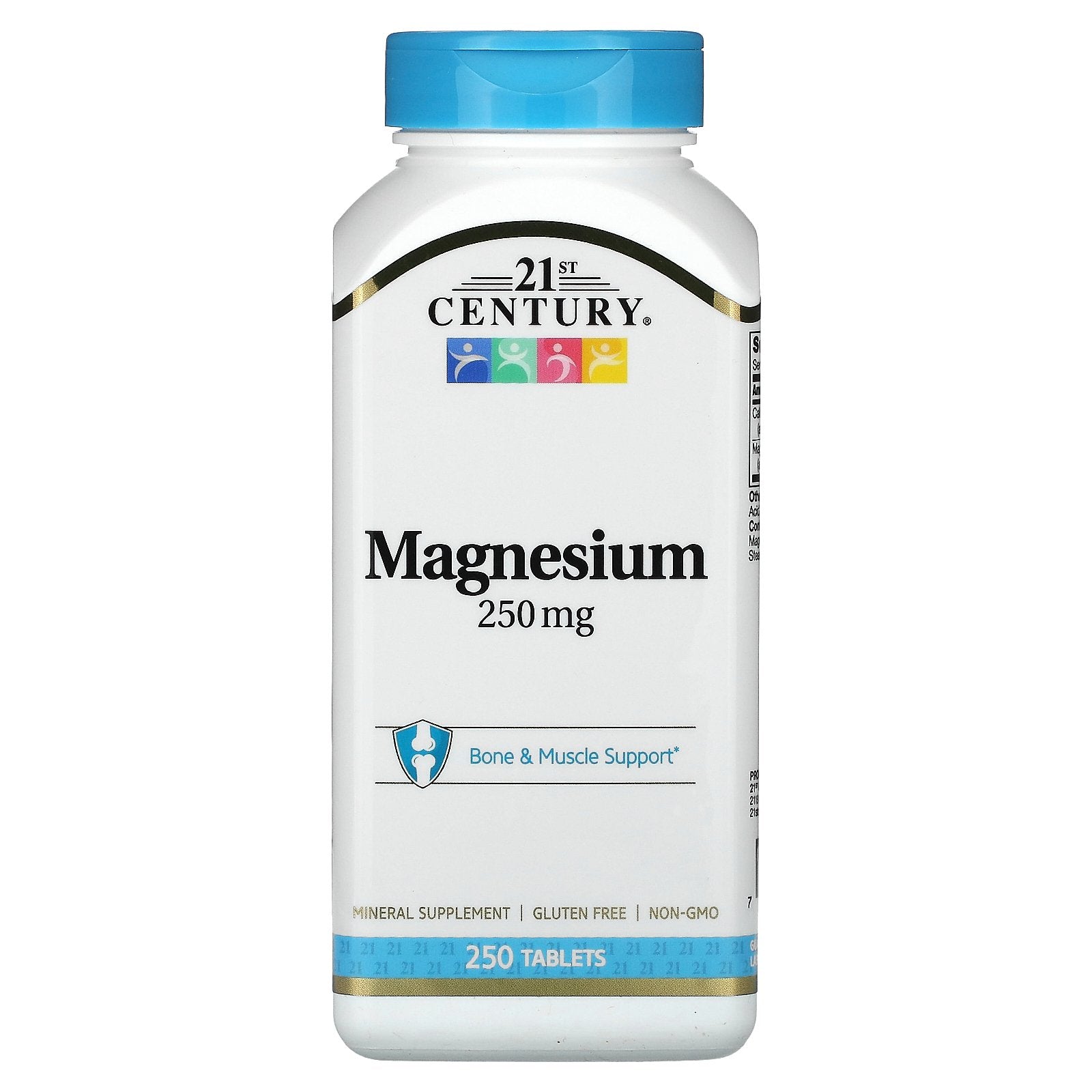 21st Century, Magnesium, 250 mg, 250 Tablets