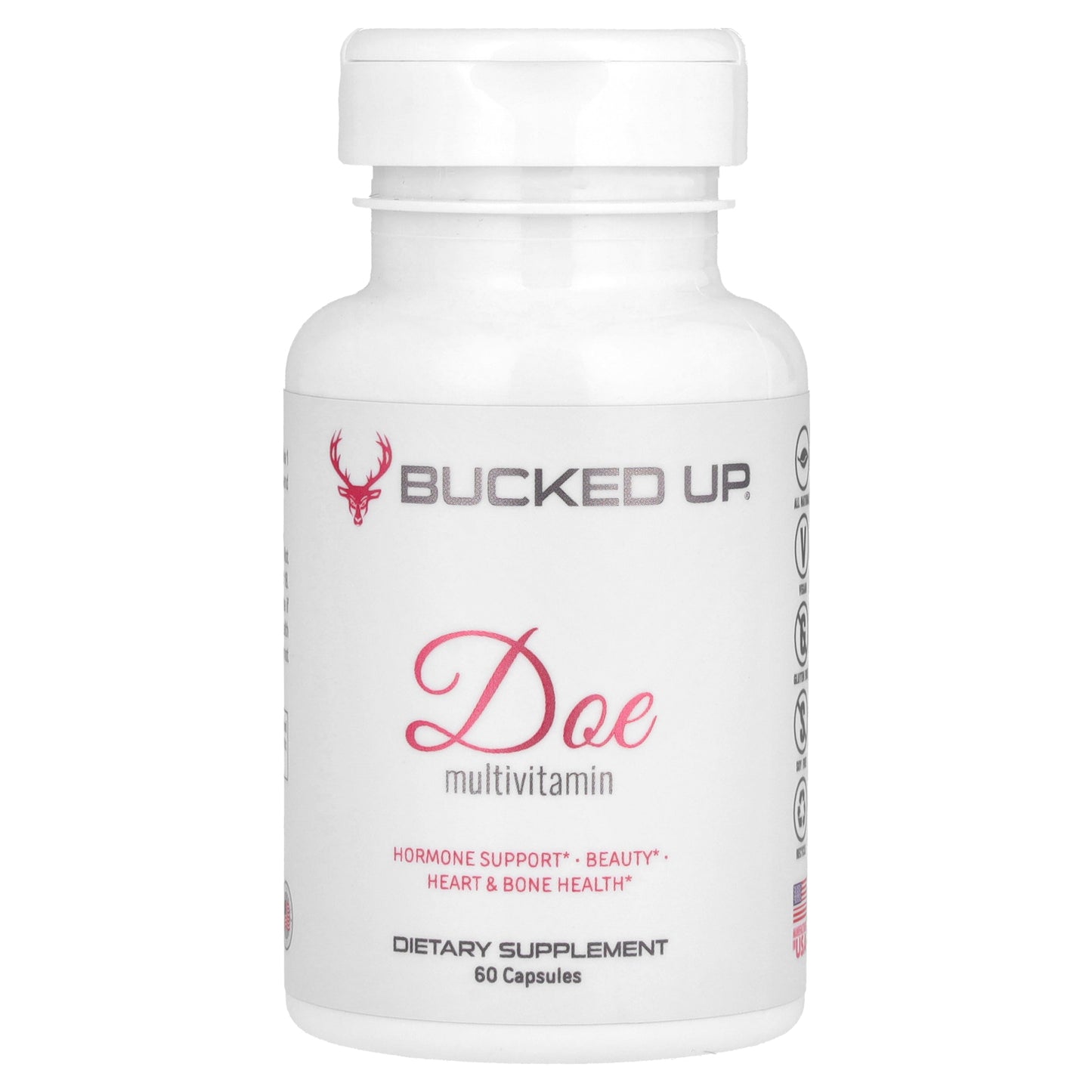 Bucked Up, Doe Multivitamin, 60 Capsules