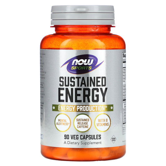 NOW Foods, Sustained Energy, 90 Veg Capsules