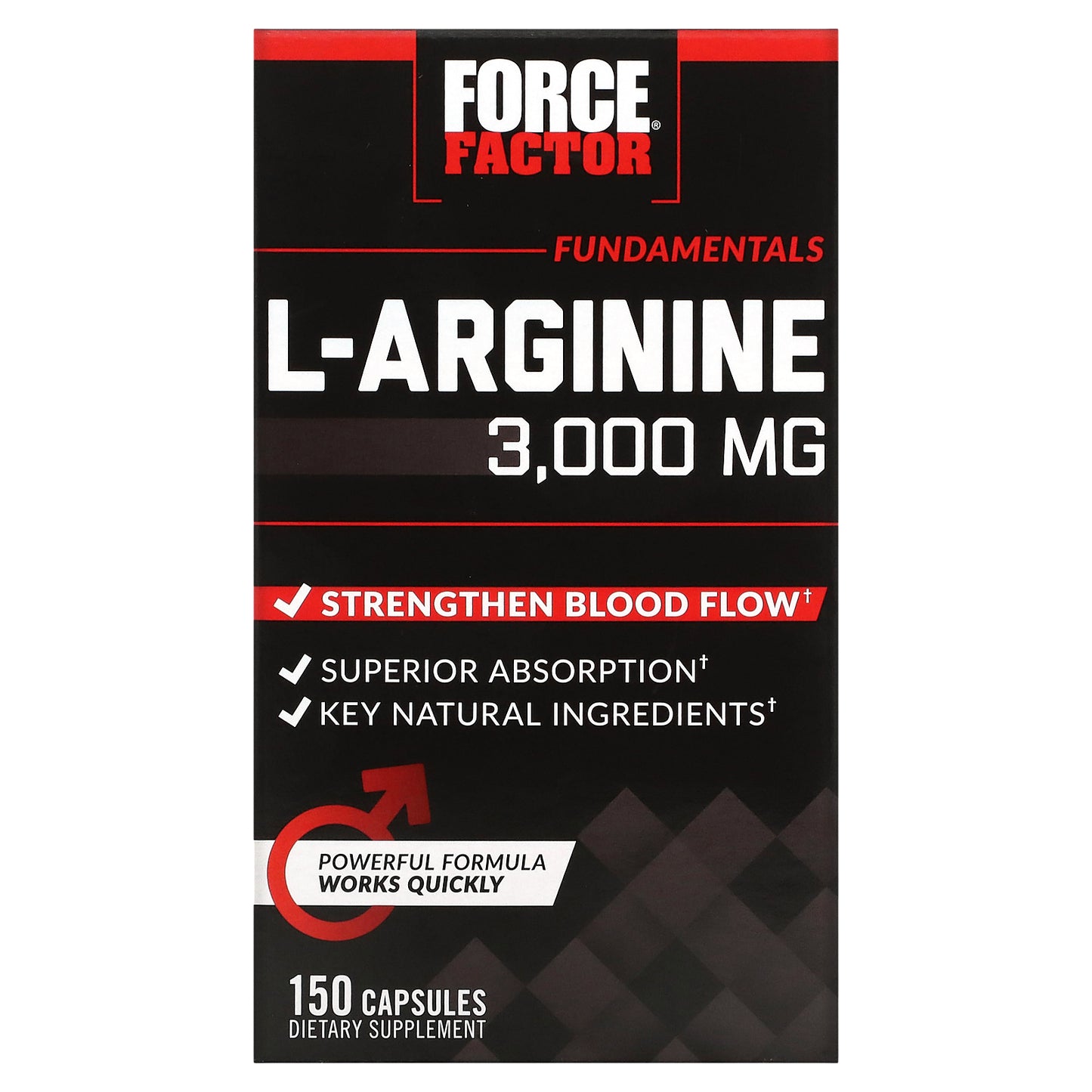 Force Factor, L-Arginine, 150 Capsules