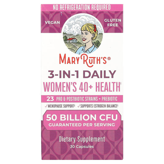 MaryRuth's, 3-In-1 Daily Women's 40+ Health, 30 Capsules