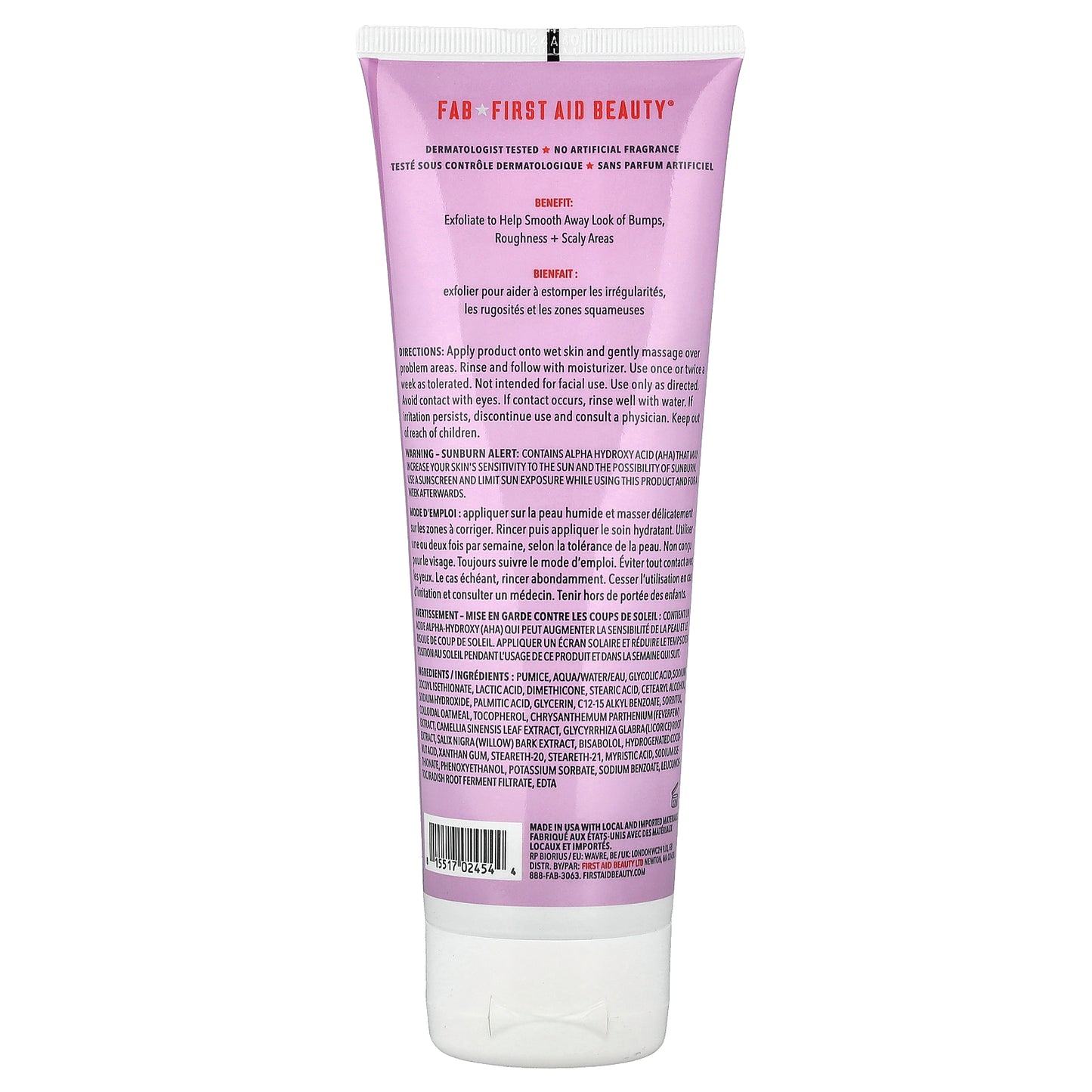 First Aid Beauty, Bump Eraser Body Scrub, 8 oz (226 g)