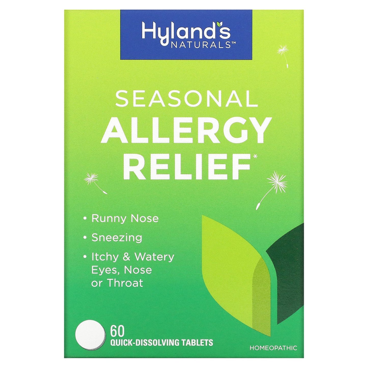 Hyland's Naturals, Seasonal Allergy Relief, 60 Quick-Dissolving Tablets