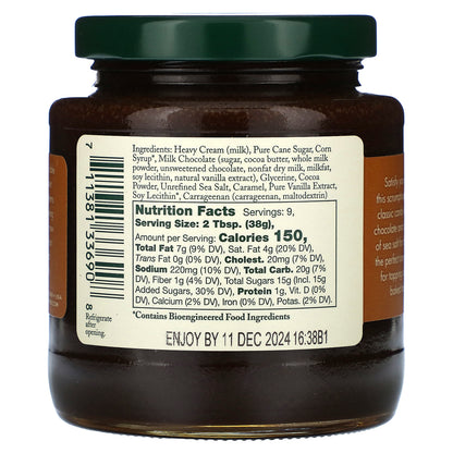 Stonewall Kitchen, Milk Chocolate Sea Salt Caramel Sauce, 12.5 oz (354 g)