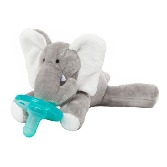 WubbaNub, Infant Pacifier, 0-6 Months, Baby Elephant, 1 Pacifier