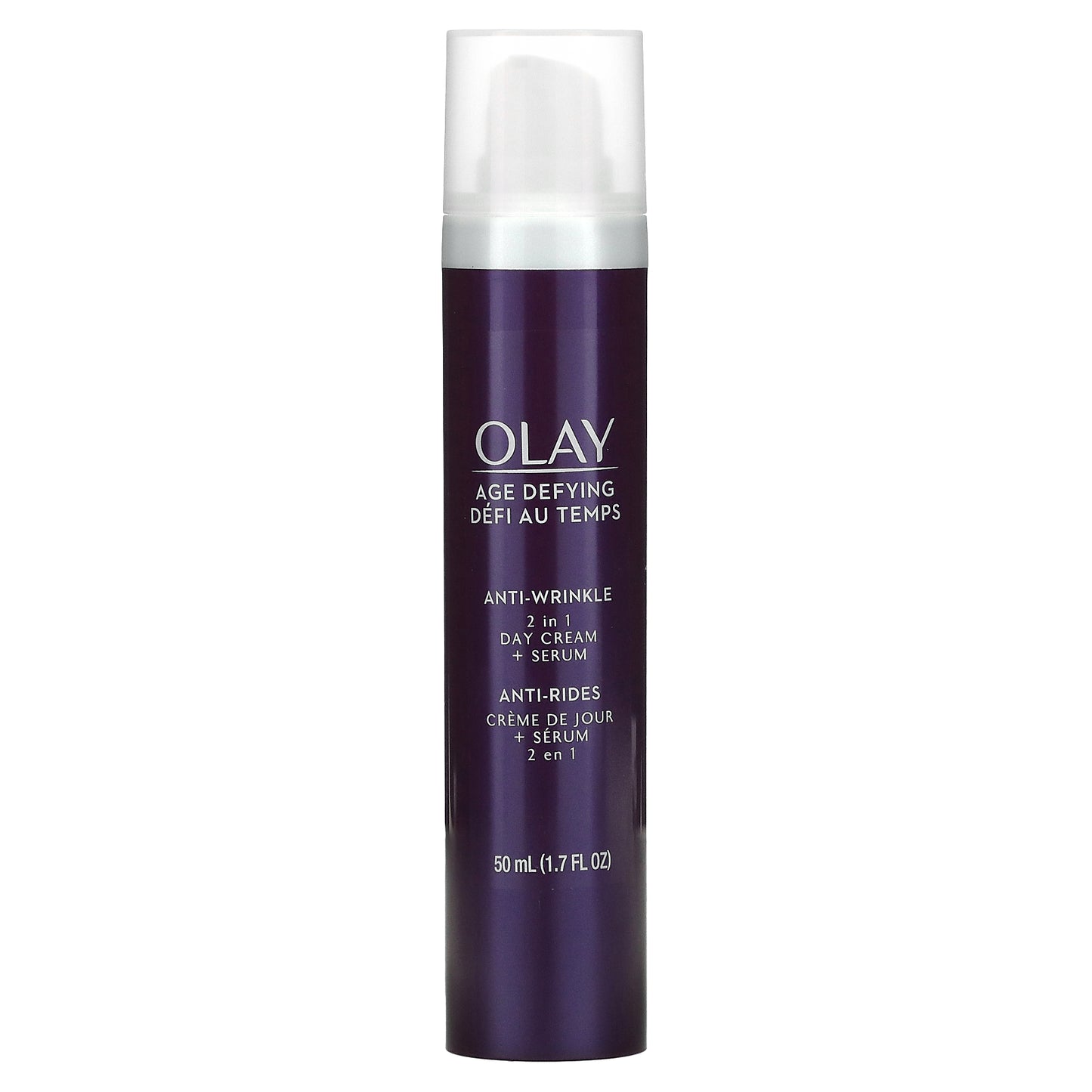 Olay, Age Defying, Anti-Wrinkle, 2 In 1 Day Cream + Serum, 1.7 fl oz (50 ml)