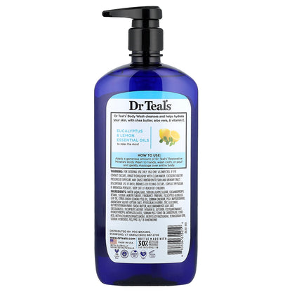 Dr. Teal's, Body Wash With Pure Epsom Salt, Restorative Minerals, 24 fl oz (710 ml)