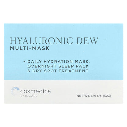 Cosmedica Skincare, Hyaluronic Dew Multi Beauty Mask, 1.76 oz (50 g)