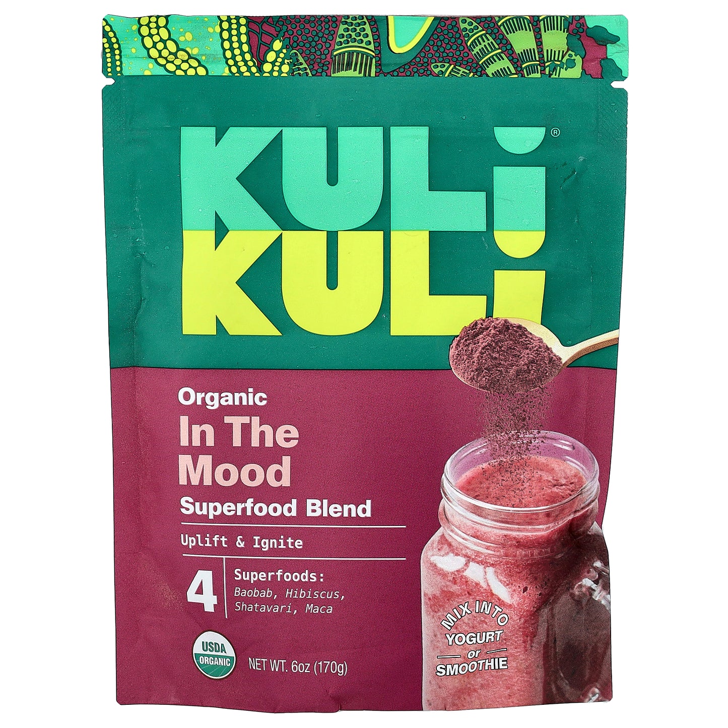 Kuli Kuli, Organic Superfood Blend, In the Mood, 6 oz (170 g)