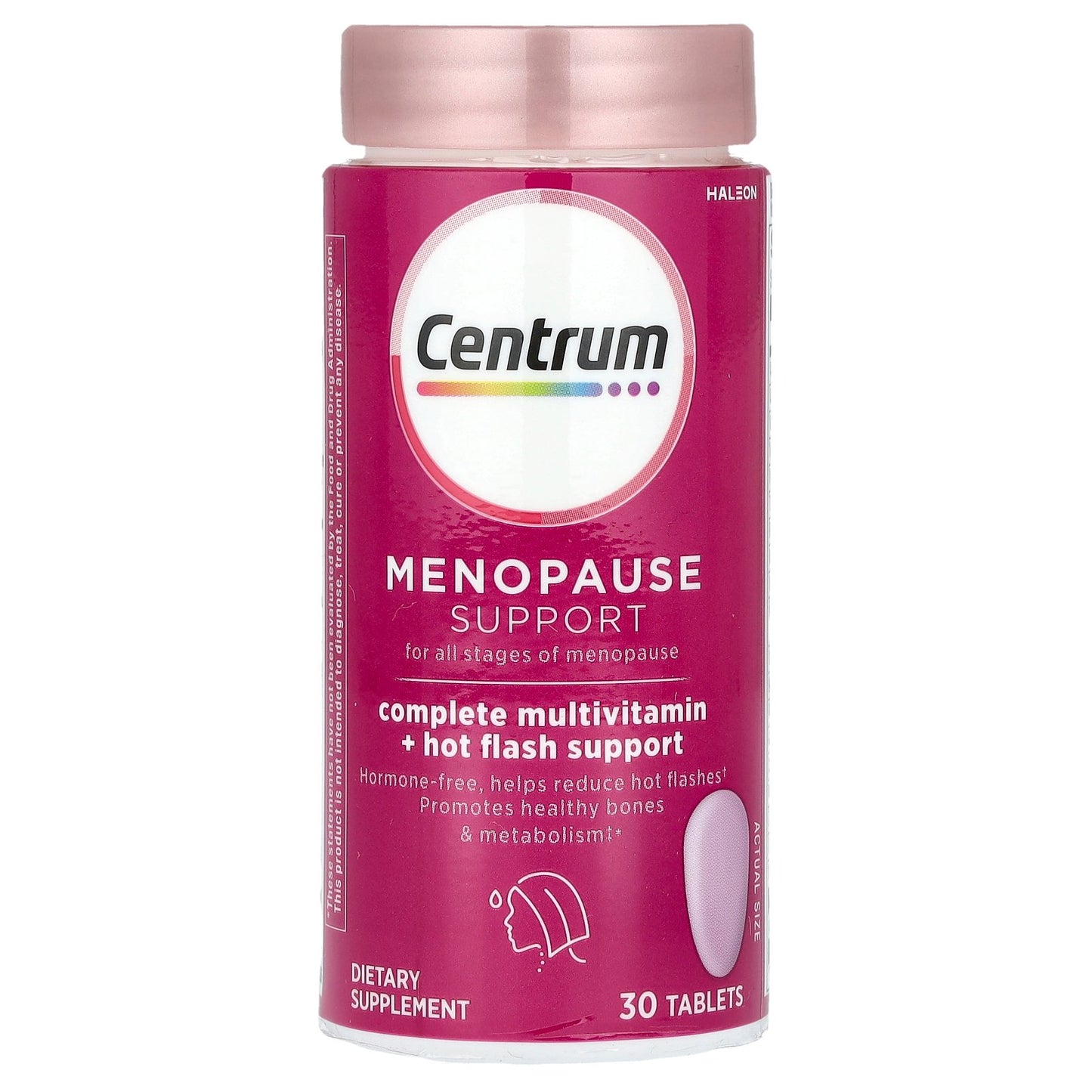 Centrum, Menopause Support For All Stages of Menopause, 30 Tablets