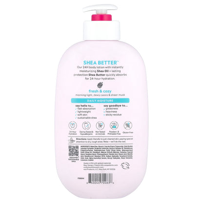EOS, Shea Better™, 24H Moisture Body Lotion, Fresh & Cozy, 16 fl oz (473 ml)