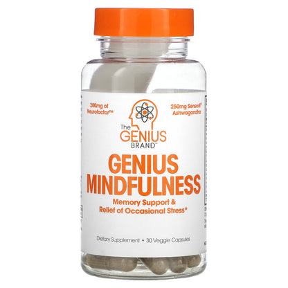 The Genius Brand, Genius Mindfullness, 30 Veggie Capsules