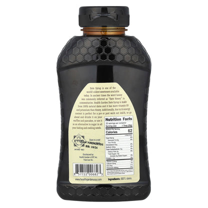 Health Garden, Date Syrup, 16 oz (453 g)