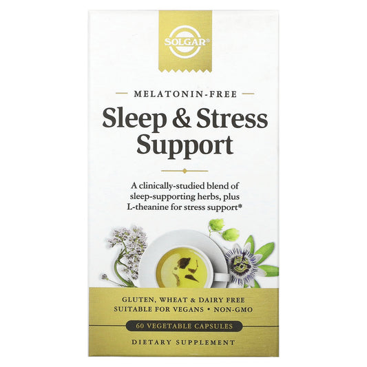 Solgar, Sleep & Stress Support, 60 Vegetable Capsules