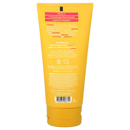 DERMA E, Vitamin C Foaming Oil Cleanser, 6 fl oz (175 ml)