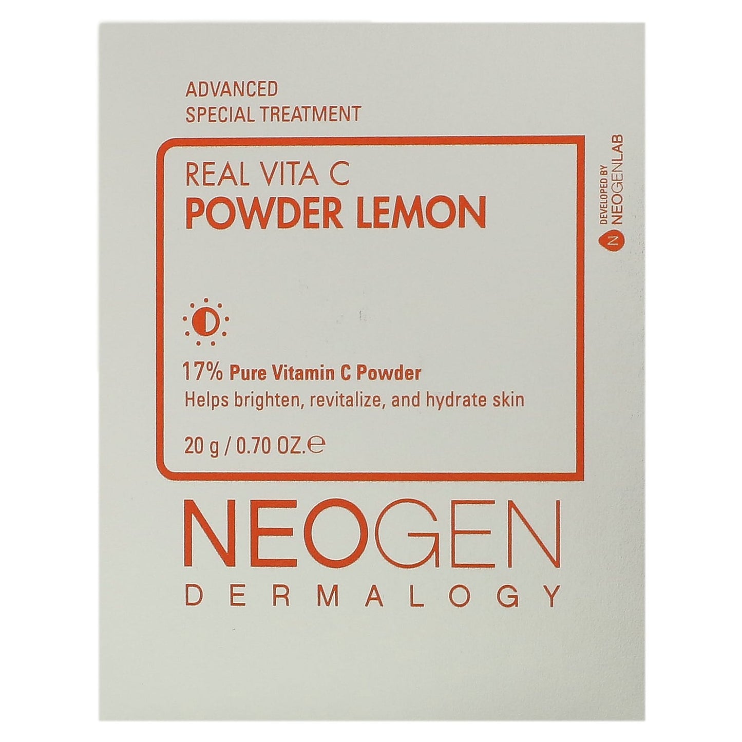 Neogen, Real Vita C, Pure Vitamin C Powder,  Lemon, 0.7 oz (20 g)