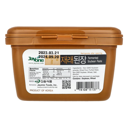 Jayone, Fermented Soybean Paste, 1.1 lbs (500 g)