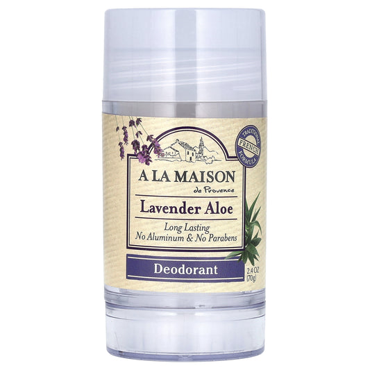 A La Maison de Provence, Deodorant, Lavender Aloe, 2.4 oz (70 g)