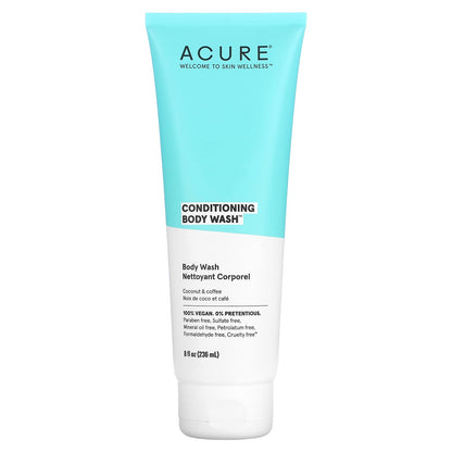 ACURE, Conditioning Body Wash, Coconut & Coffee, 8 fl oz (236 ml)