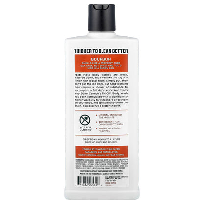 Duke Cannon Supply Co., Thick® Body Wash, Bourbon, 18 fl oz (532 ml)