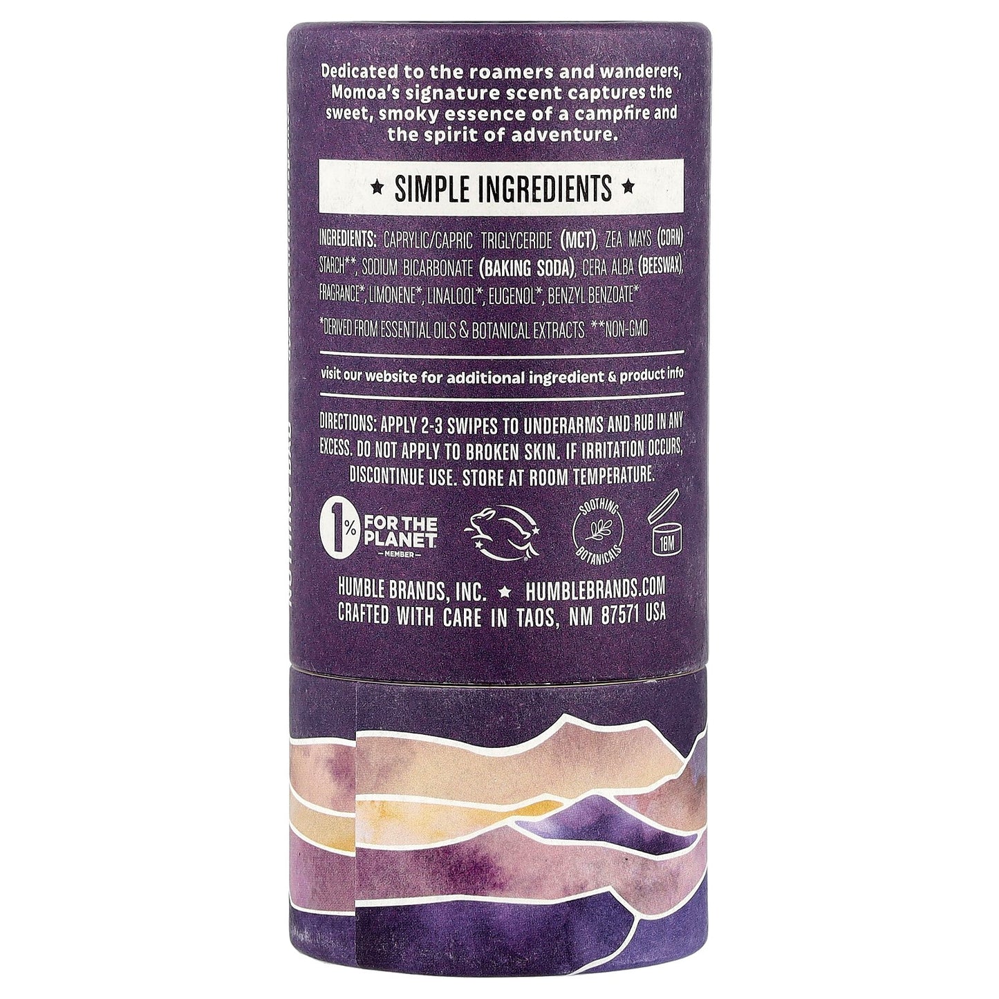 Humble Brands, Aluminum-Free Deodorant, Rockrose & Cedar , 2.65 oz (75 g)