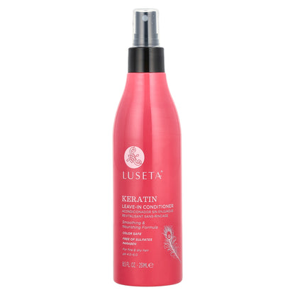 Luseta Beauty, Keratin, Leave-In Conditioner, For Fine & Dry Hair, 8.5 fl oz (251 ml)
