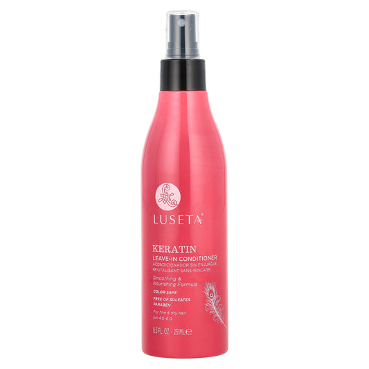 Luseta Beauty, Keratin, Leave-In Conditioner, For Fine & Dry Hair, 8.5 fl oz (251 ml)