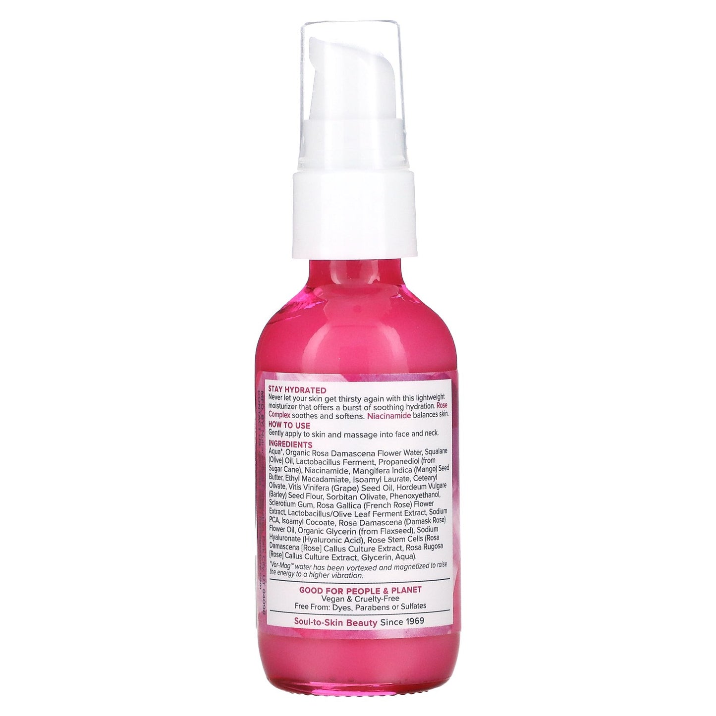 Heritage Store, Rosewater Moisturizer, Dry To Combination Skin, 2 fl oz (58 ml)