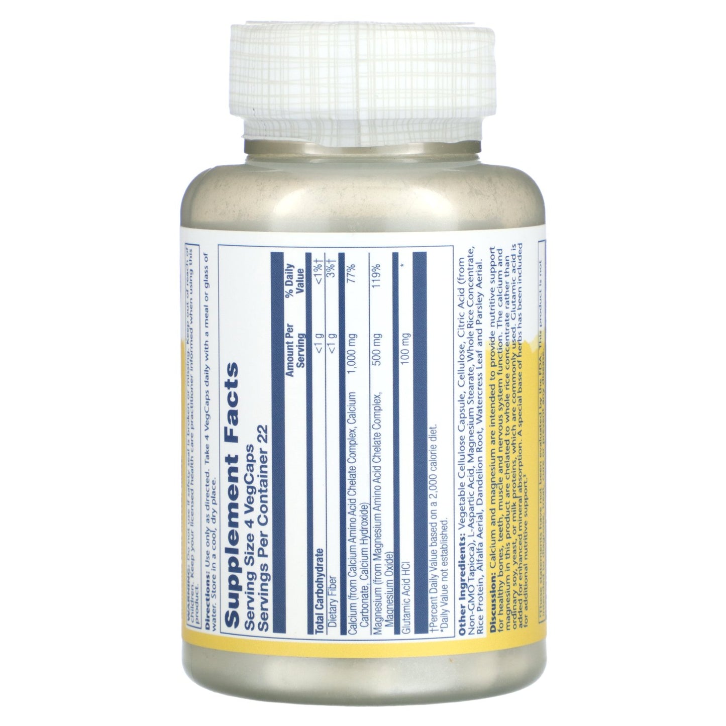 Solaray, Enhanced Absorption Calcium Magnesium, 90 VegCaps