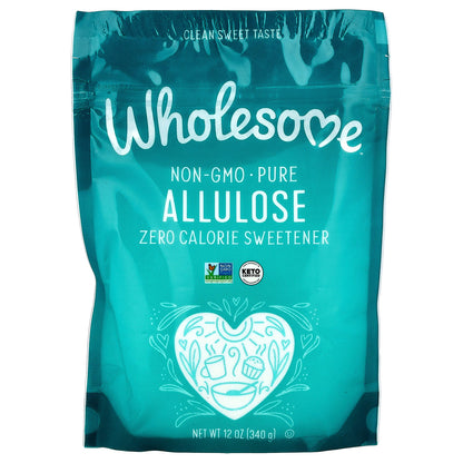 Wholesome Sweeteners, Allulose, Zero Calorie Sweetener, 12 oz (340 g)