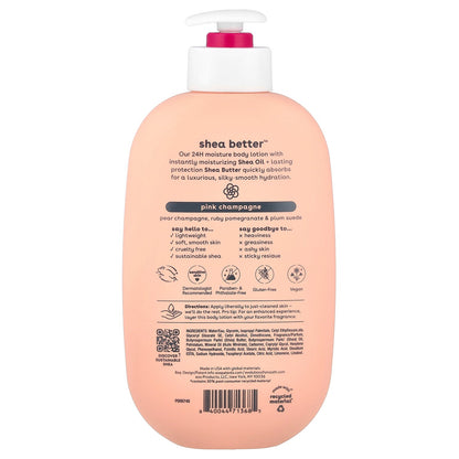 EOS, Shea Better™, 24H Moisture Body Lotion, Pink Champagne, 16 fl oz (473 ml)