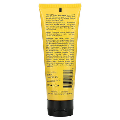 Bee Bald, Clean Head & Face, Daily Cleanser, 4 fl oz (118 ml)