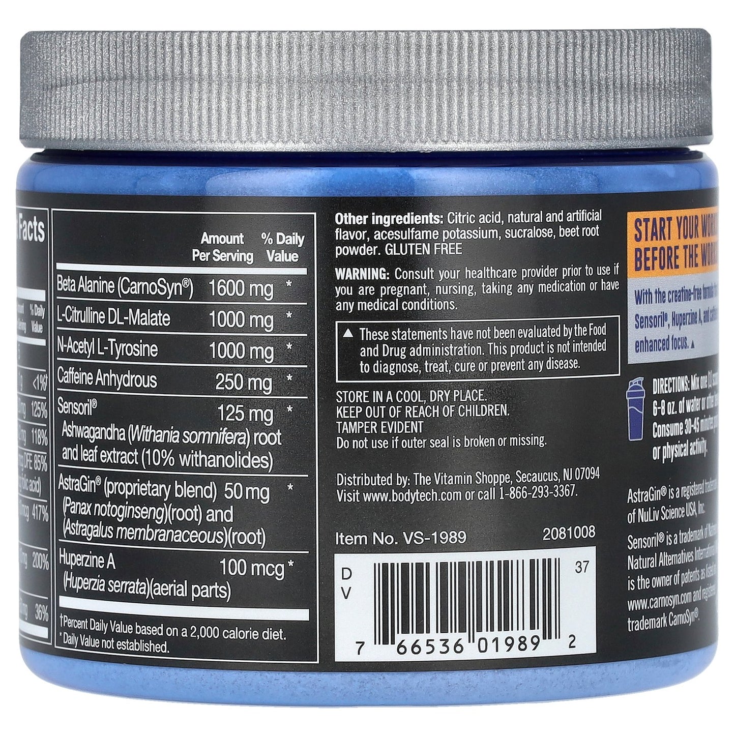 BodyTech, Flash Point, Preworkout Concentrate, Fruit Punch , 7.6 oz (216 g)