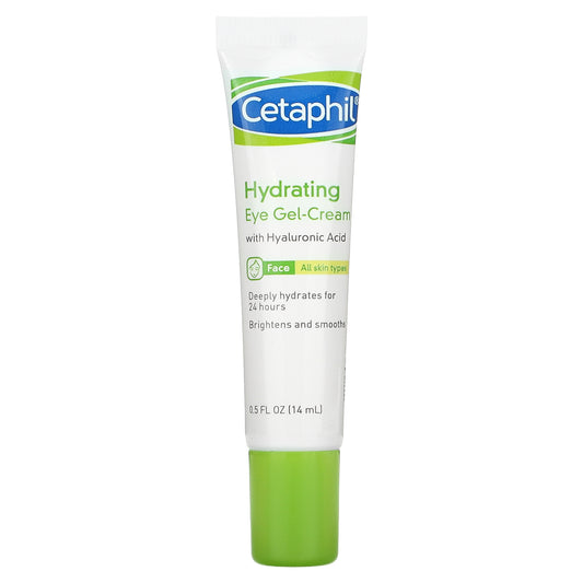 Cetaphil, Hydrating Eye Gel-Cream with Hyaluronic Acid, 0.5 fl oz (14 ml)