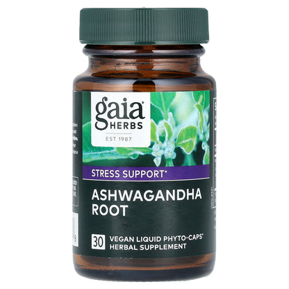 Gaia Herbs, Ashwagandha Root , 30 Vegan Liquid Phyto-Caps