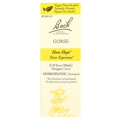 Bach, Original Flower Remedies, Gorse, 0.35 fl oz (10 ml)