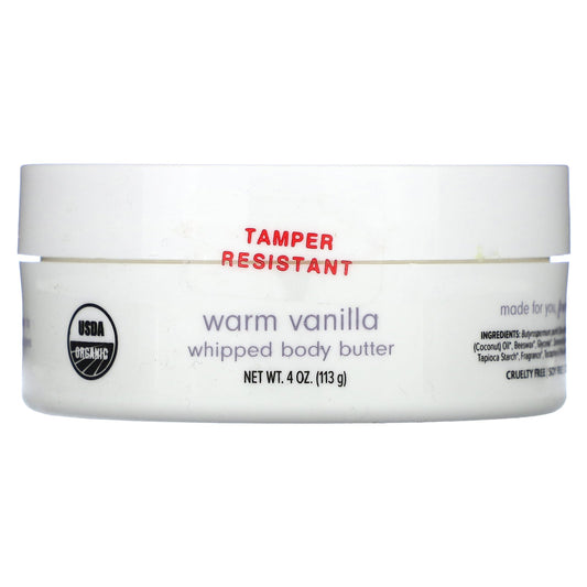 Dr. Mercola, Ola Botanicals, Whipped Body Butter, Warm Vanilla, 4 oz (113 g)