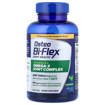 Osteo Bi-Flex, Advanced Omega-3 Joint Complex, 80 Softgels