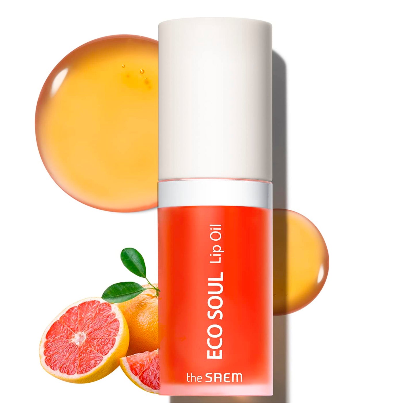 The Saem, Eco Soul Lip Oil, 03 Grapefruit, 0.2 fl oz