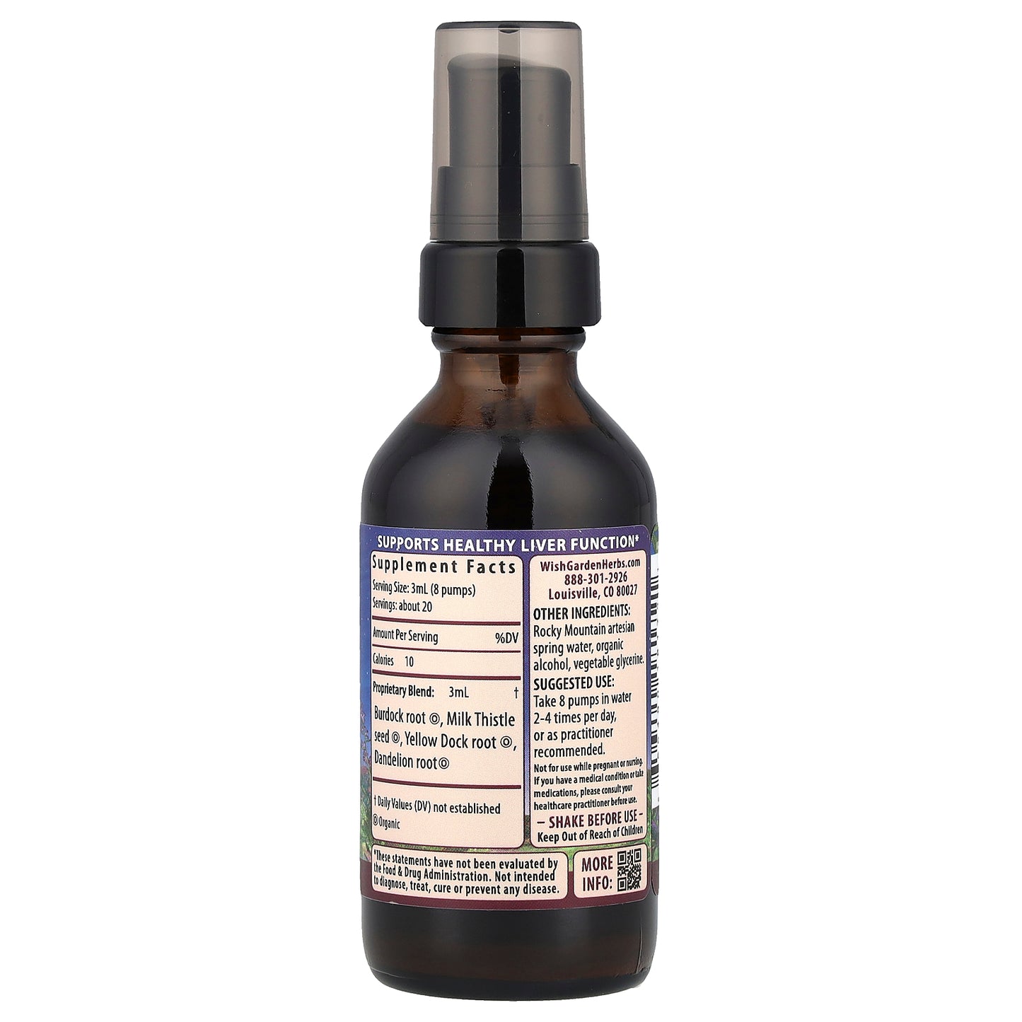 WishGarden Herbs, Liver™ Strength, 2 fl oz (59 ml)