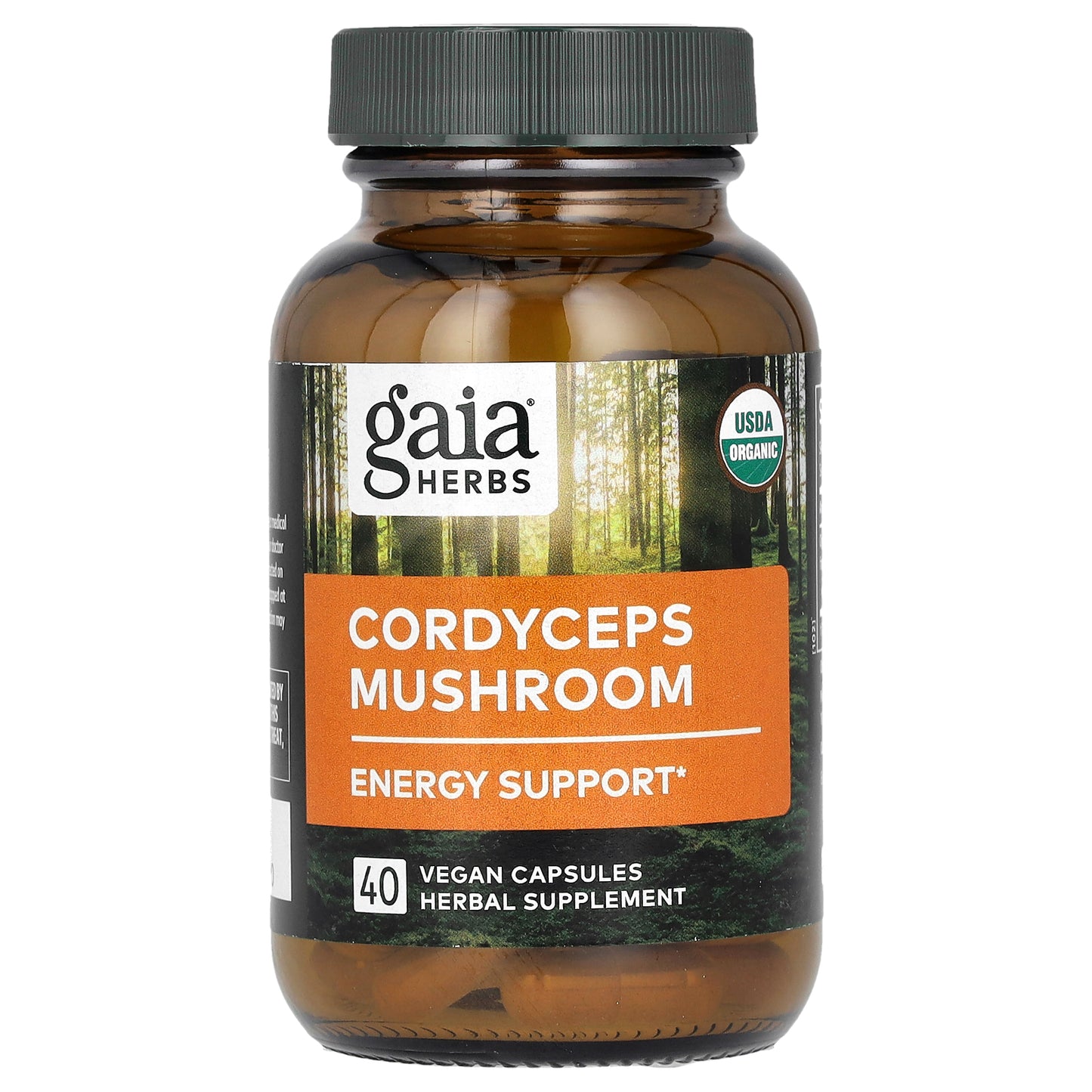 Gaia Herbs, Cordyceps Mushroom, 450 mg, 40 Vegan Capsules