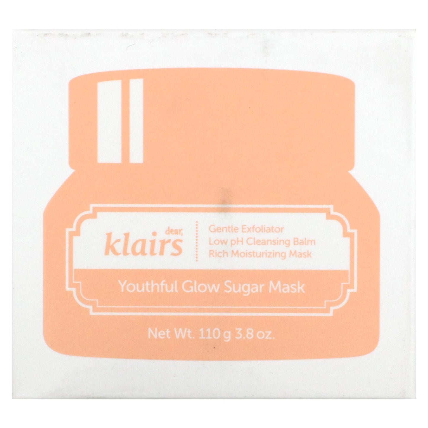 Dear, Klairs, Youthful Glow Sugar Beauty Mask, 3.8 oz (110 g)